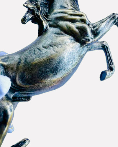 Noblesse - Statua, Scultura di Cavallo in Movimento - possibilità di personalizzazione con incisione per regalo