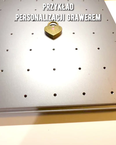 Mini Lucchetti d'Amore a Forma di Cuore DeLuxe, Set di 2 lucchetti con chiavi, 6 varianti tra cui scegliere, possibilità di personalizzazione con incisione per regalo