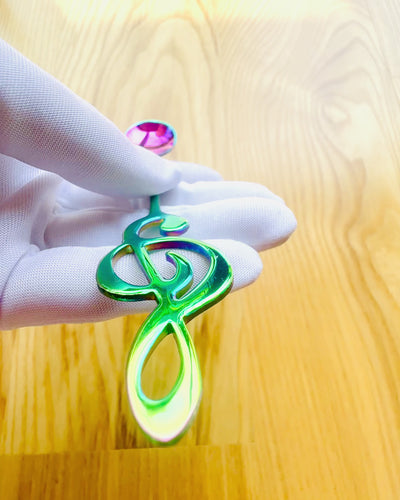 Cucchiaino Elegante con Chiave di Violino – Personalizzato per regalo, 2 varianti di colore a scelta