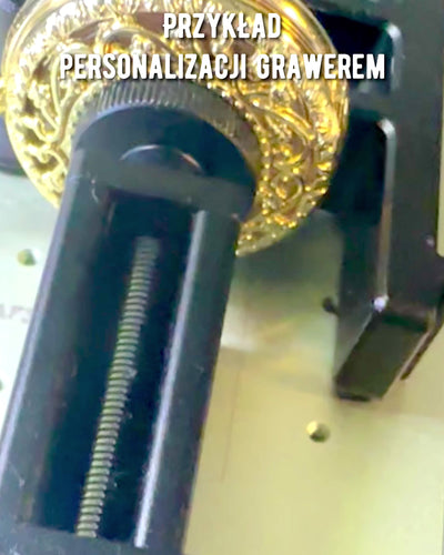 "Złoty Majestat" - Orologio da Tasca Meccanico di Lusso con Nucleo Trasparente. Personalizzazione con incisione
