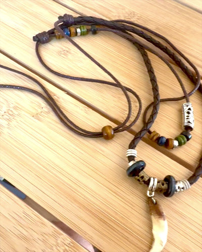 Wilczy Ząb - Collana del Potere - possibilità di personalizzazione con incisione per regalo