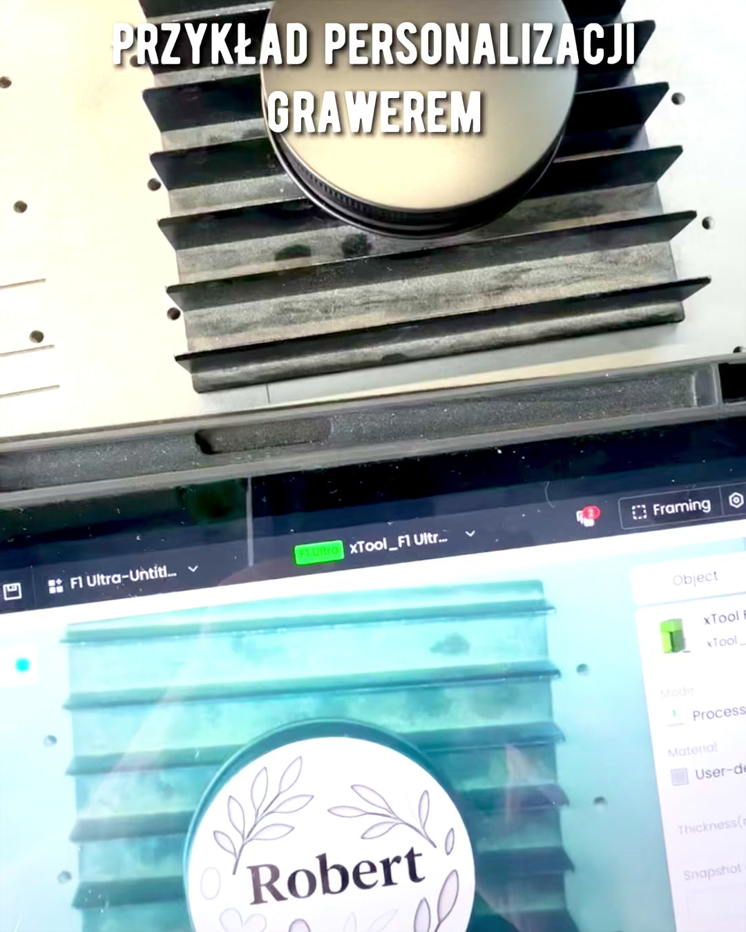 Candela di soia intenzionale 250 ml con pietra naturale – scegli la tua energia: Citrino o Granato, personalizzazione con incisione per regalo