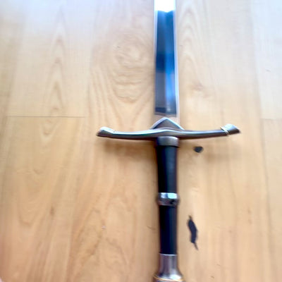 Spada cavalleresca in acciaio con fodero da 105 cm - Elegante replica in acciaio inossidabile con possibilità di incisione