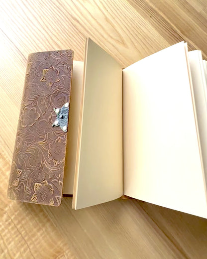 Taccuino Retrò di Lusso con Copertina in Pelle - "Vintage Elegance", 480 pagine, possibilità di personalizzazione con incisione