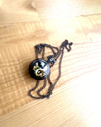 Orologio da tasca "Smoczy Okrąg 2" – accessorio elegante con un tocco di magia - personalizzazione con incisione per regalo