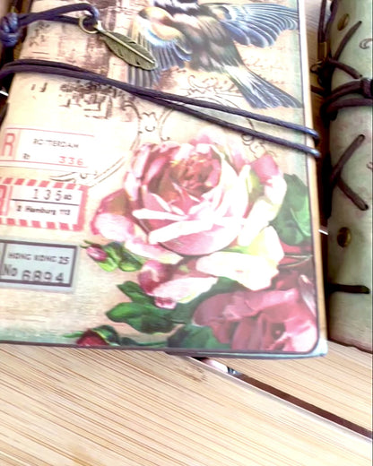 Taccuino Vintage Memoire con incisione personalizzata - 3 modelli tra cui scegliere, quaderno per regalo