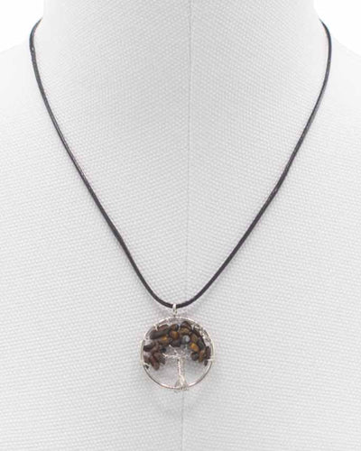 Collana Albero della Vita Protezione e Sicurezza – Occhio di Tigre