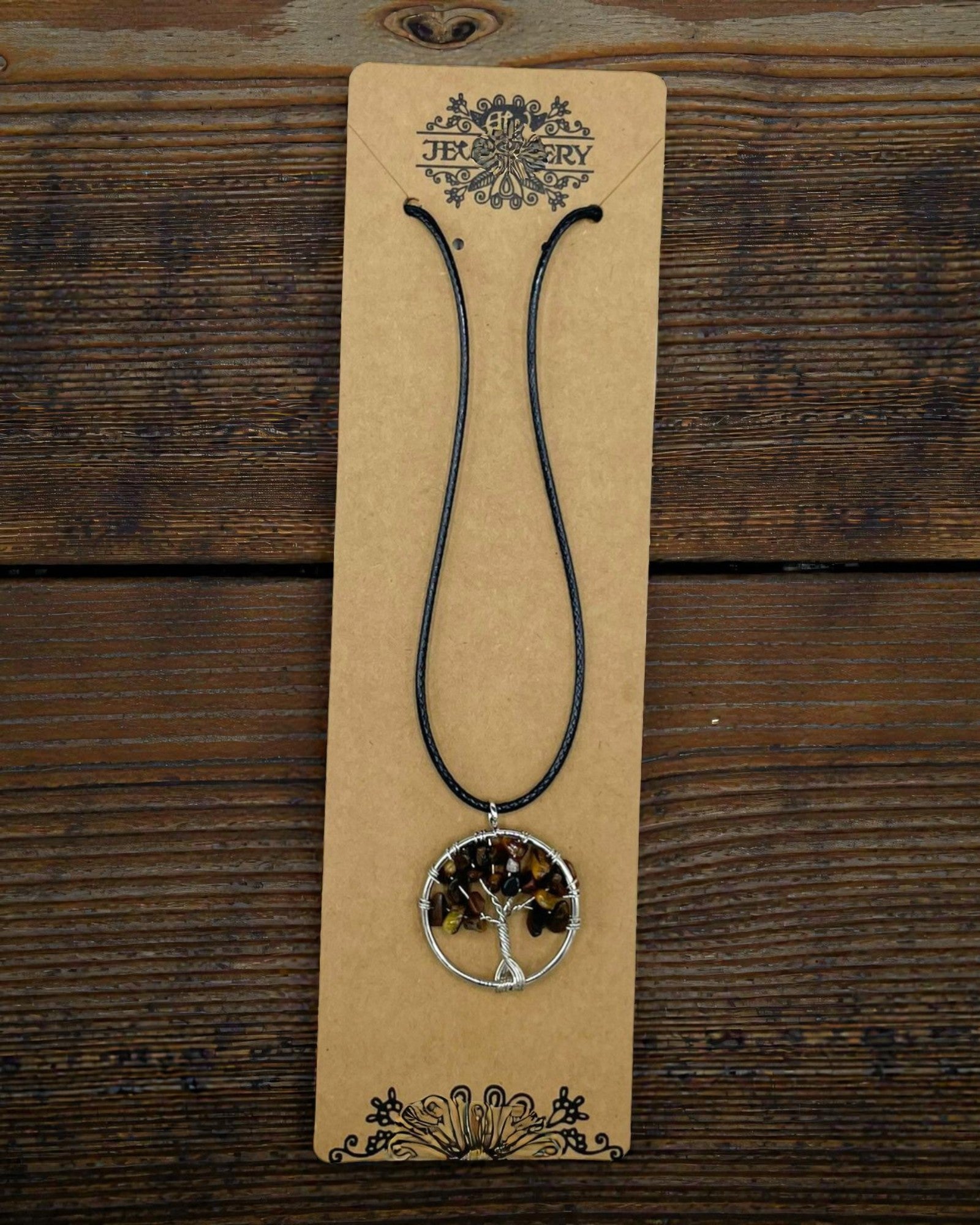 Collana Albero della Vita Protezione e Sicurezza – Occhio di Tigre