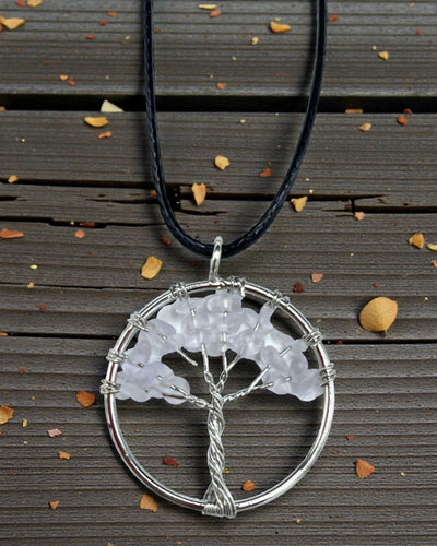 Collana Albero della Vita Energia Pura – Quarzo Ialino