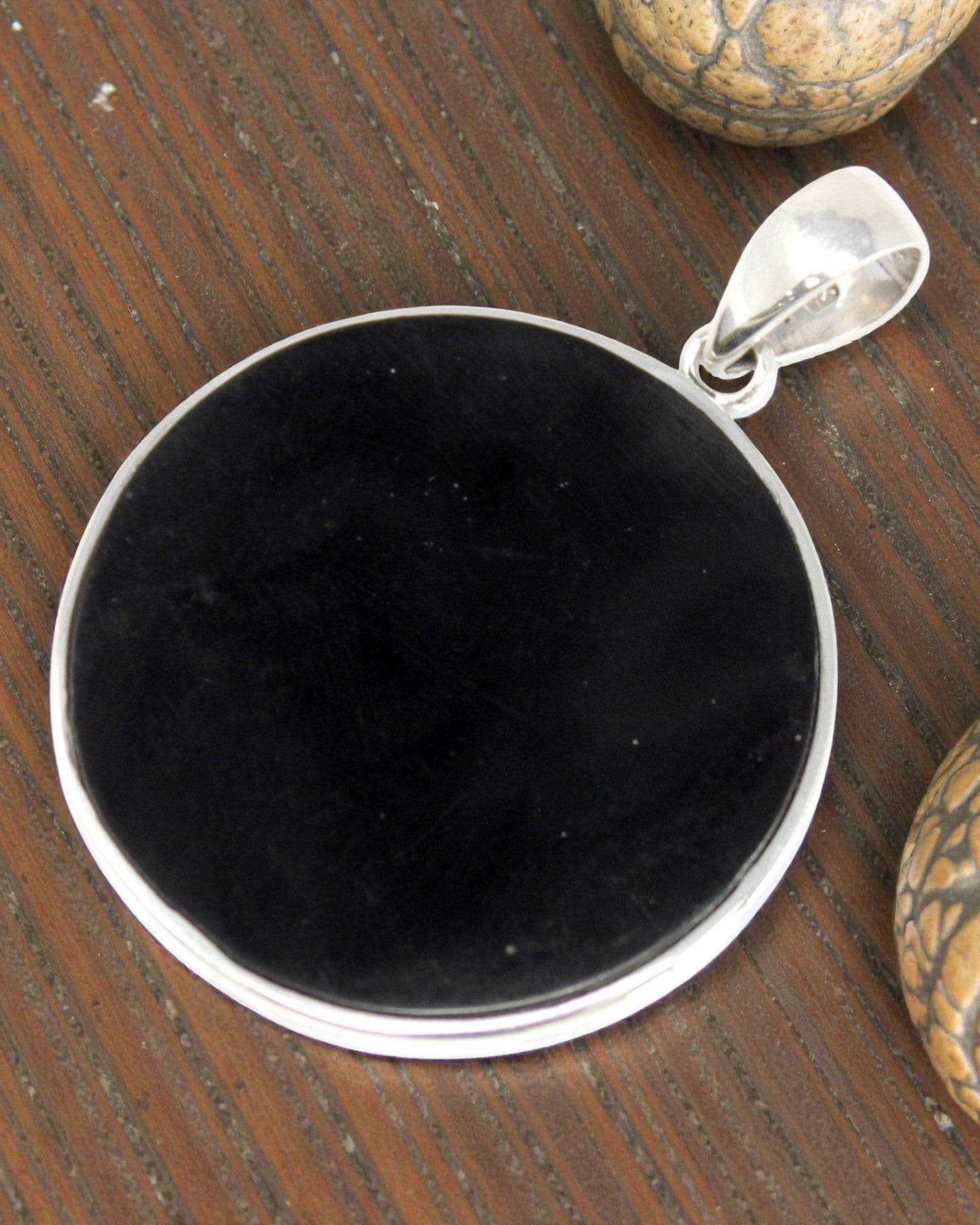 Ciondolo in Argento Albero della Vita 30 mm – Abalone Ocean Glow