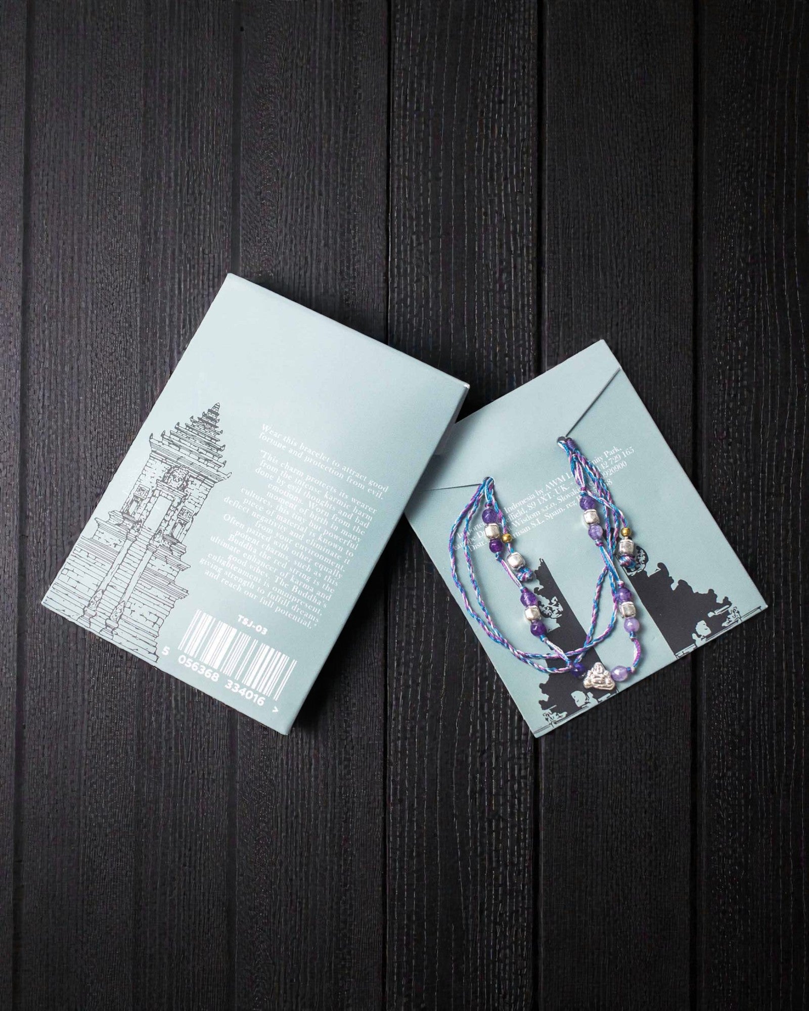 Braccialetto tempio in cordoncino Lucky Karma – Protezione e Felicità