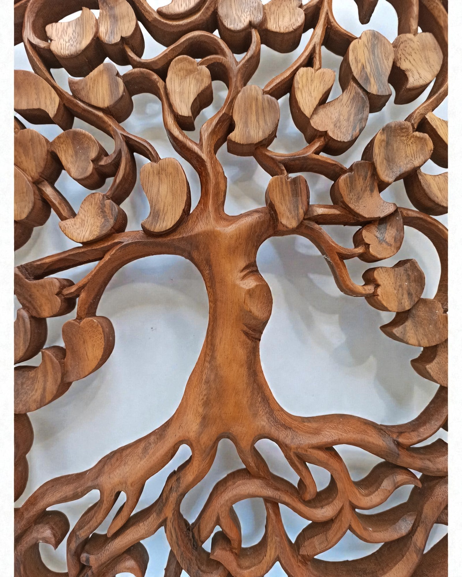 Pannello Decorativo da Parete – Cuori Albero della Vita 40 cm